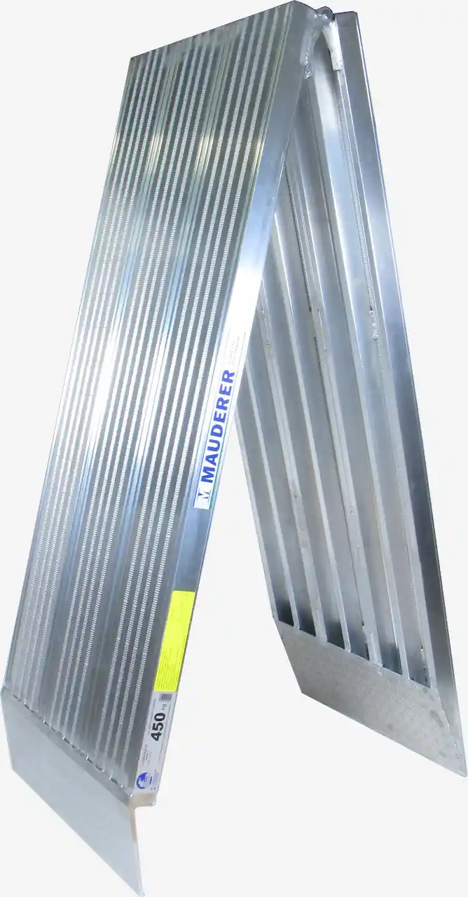 Verladesteg aus Aluminium, 750 mm breit, klappbar, verstärkte ausführung "CO"
